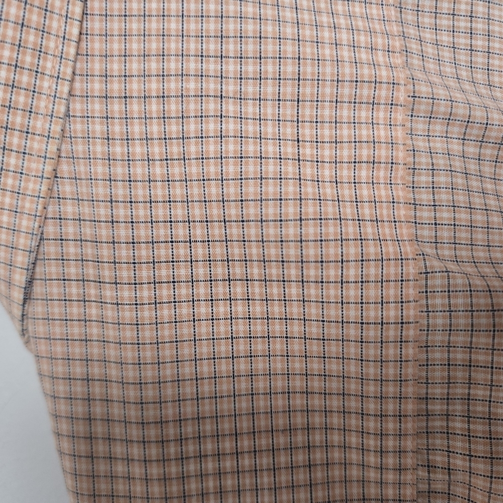 Dockers Iron Free Fitted Men's Orange Checkered Shirt - Picture 3 of 8
